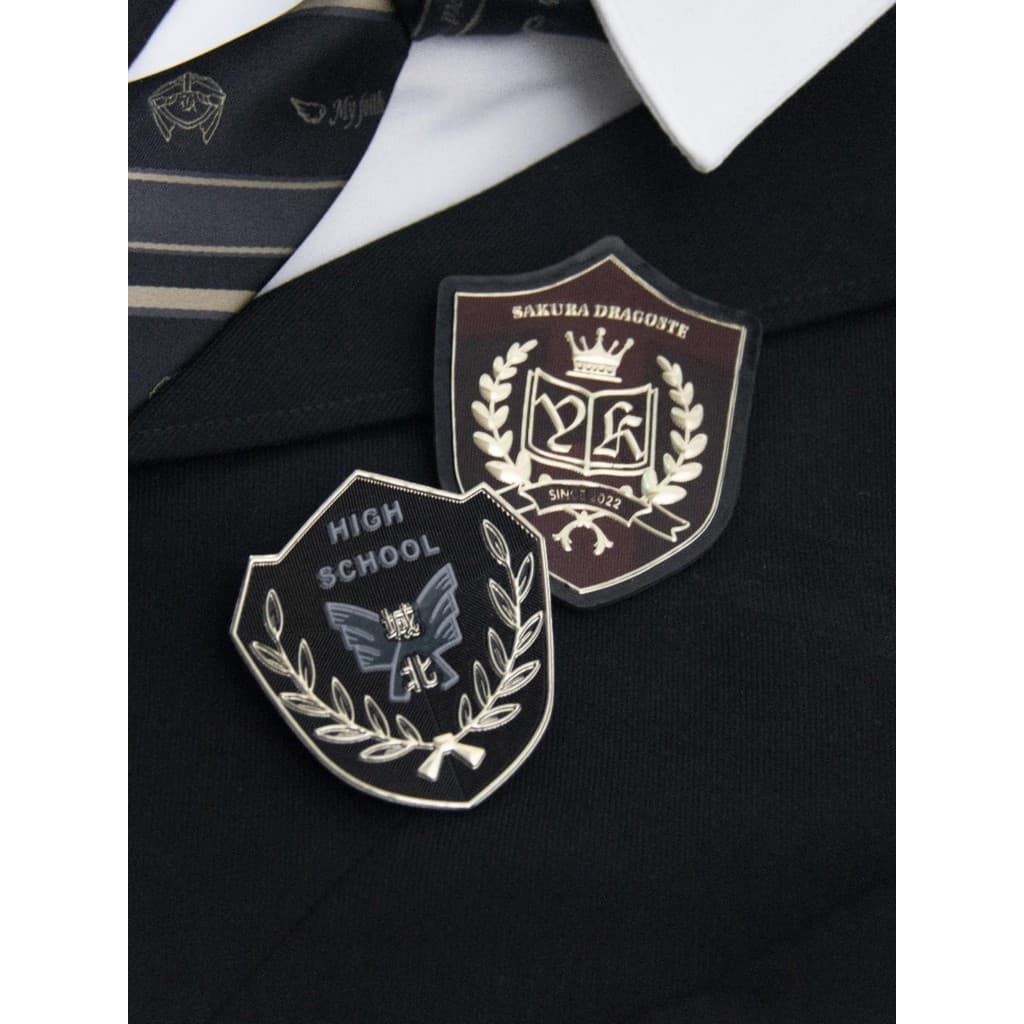 [Pantervilla] Coleção de emblemas Extravagante Modelo Premium JK/DK Uniforme Material escolar Coleção de broches de Desi