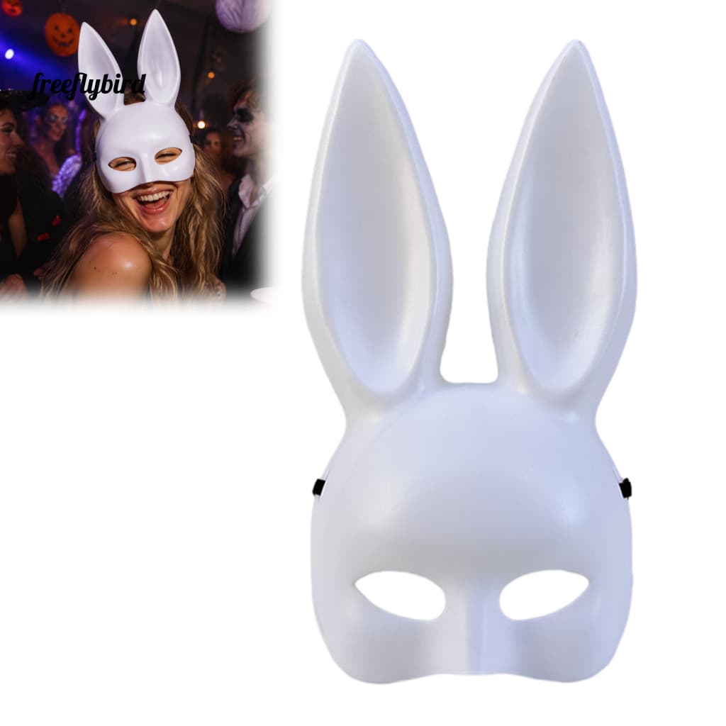 Fz Engraçado Dos Desenhos Animados Máscara De Coelho Masquerade Fontes De Festa Meia Face Material Durável Para Eventos