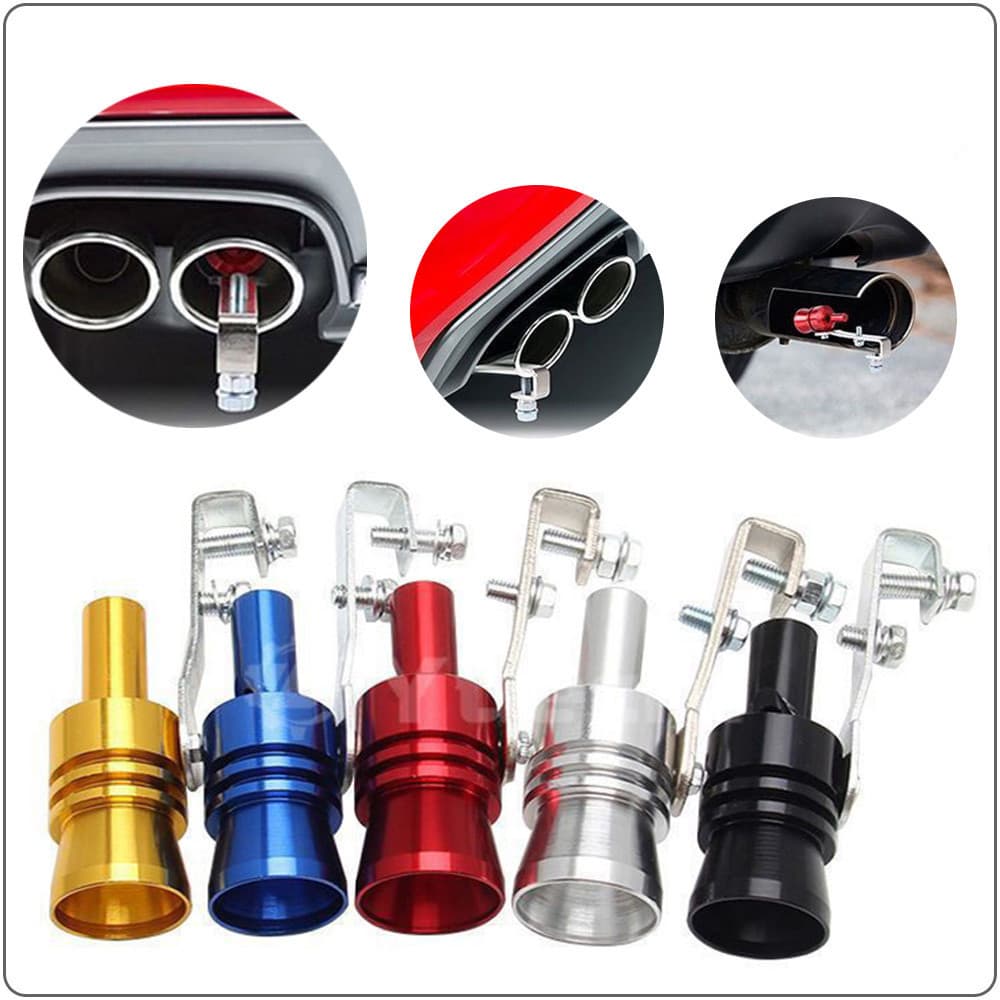 Apito De Turbina Simulador Som Turbo Para Escapamento Carro Moto Acessório Tunning Esportivo Alumínio