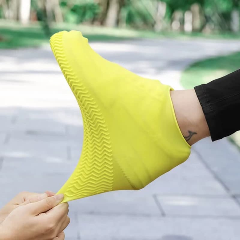 As capas de silicone para sapatos são impermeáveis e antiderrapantes para dias de chuva, adequadas para adultos e crianç