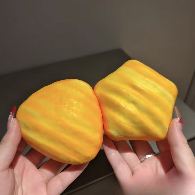 Simulação Hash Marrom Frango Frito Baqueta Brinquedo Mole Lento Subindo Comida Realista Espremer Meninos Meninas Festa D