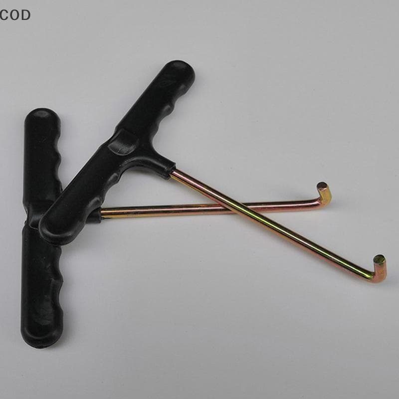 [YSB] 1Pc Ferramenta De Tração De Mola De Trampolim T Gancho Extrator De Peg De Barraca BR