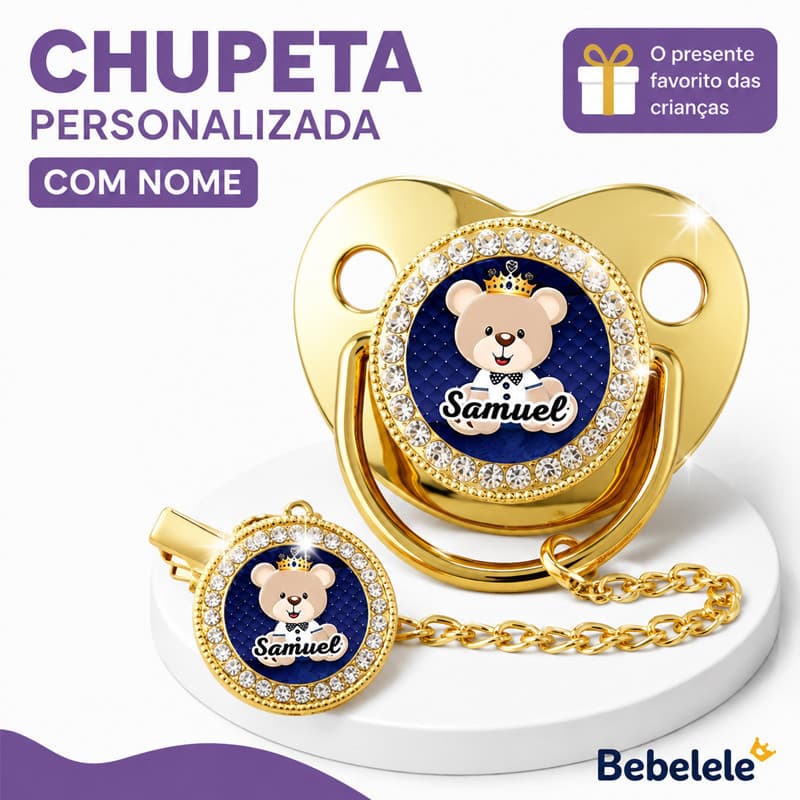 Chupeta para meninos, personalizada com nome e foto, adequada para P (0-6 meses), chupeta personalizada com foto. FDHGa