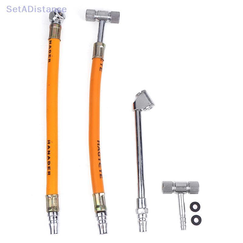 SetADistance Inflável Bicicleta Moto Tru Pneu Inflator Conector Ferramentas De Hardware Válvula De Bico De Carro Manguei
