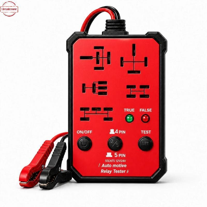 OZTH Testador De Relé Automotivo Tensão Inspetor De Bateria Automotiva Indicador LED Universal 12V Teste Eletrônico Vari