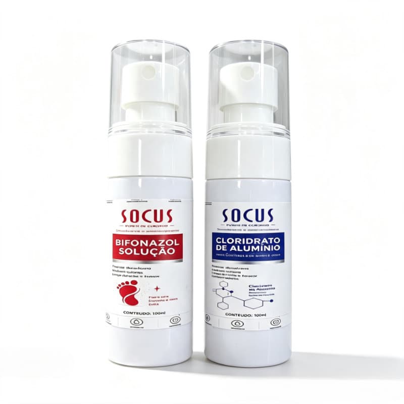Spray para Bromidrose e Hiperidrose para pés e axilas 2*100ml