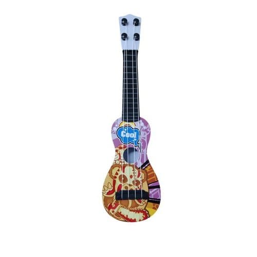 Instrumento Musical Infantil Guitarra Brinquedo Divertido Educativo Colorido