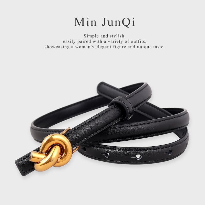 Novo cinto feminino vintage de couro genuíno, versátil, adequado para combinar com jeans e saias, estilo único, em estoq