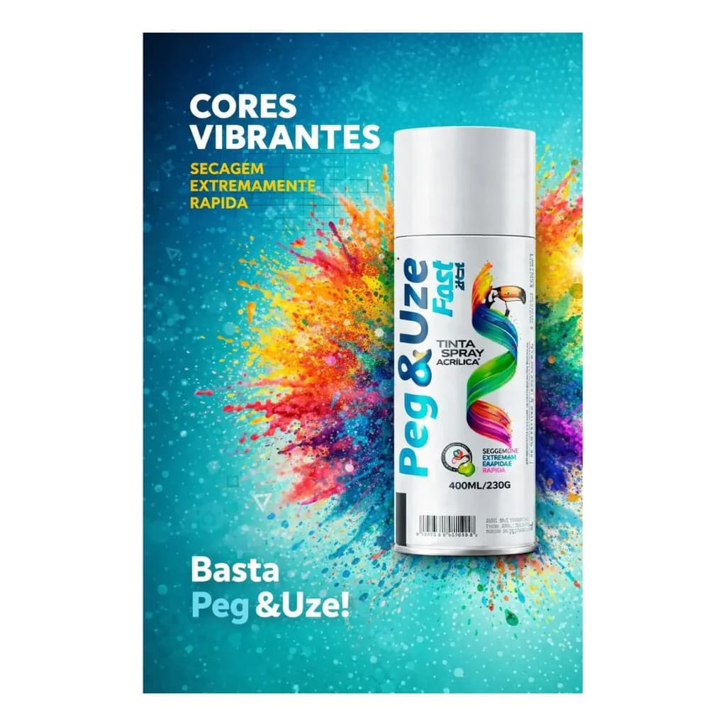 Tinta Spray Alta Temperatura Aluminio 300ml/130g