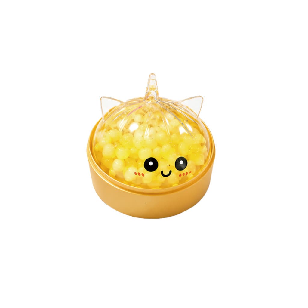 Unicórnio Bun brinquedo amarelo estilo duplo grânulo núcleo enchimento lento rebote sentir tamanho portátil outros brin