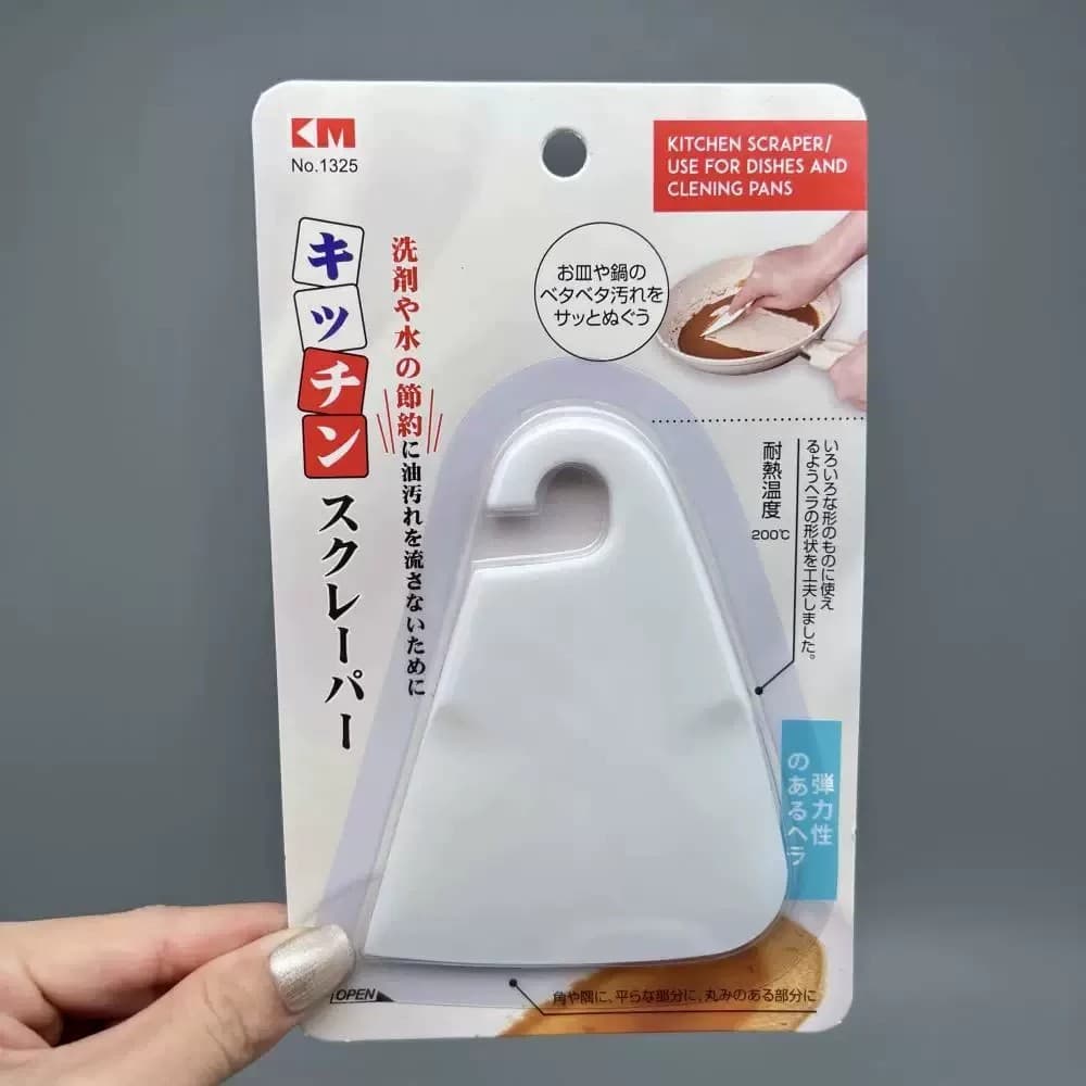Japão japão KM espátula macia pote pires espátula de limpeza remover resíduos vegetais espátula espátula de Silicone esp