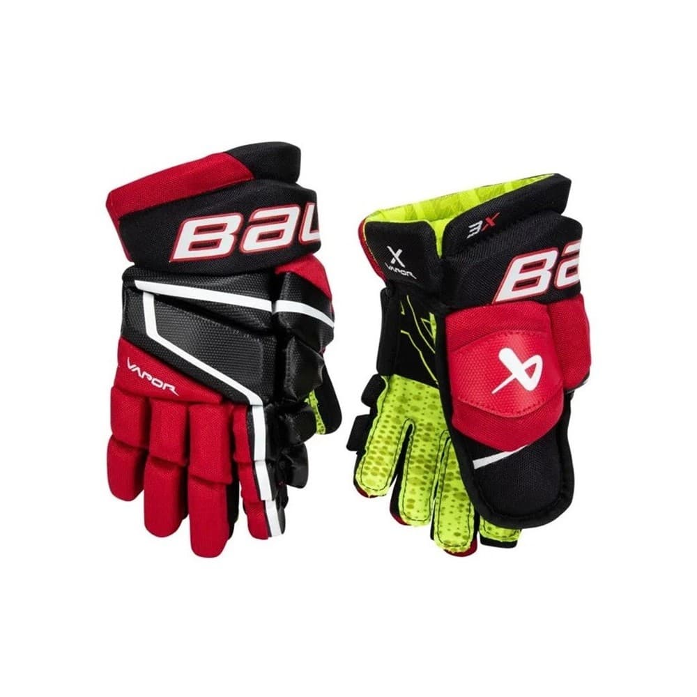 Bauer 3X/3XPRO Luvas de Hóquei Bauer Adolescente Adulto Jogo Intermediário Luvas de Hóquei Equipamento de Proteção