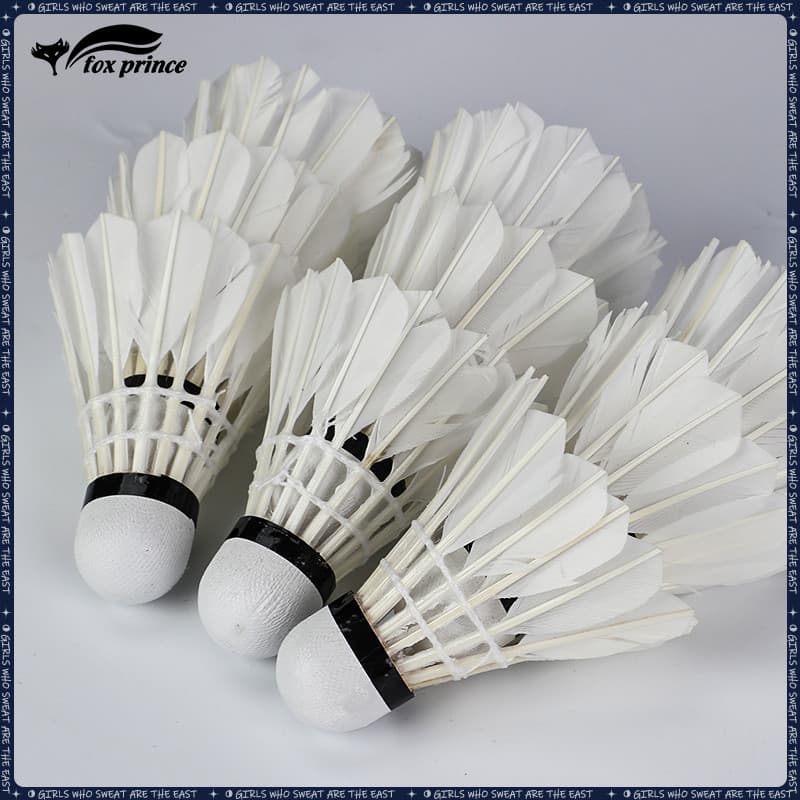 Badminton produto genuíno durável rei não é fácil de quebrar 6 peças 12 peças pena de pato pena de ganso profissional bo