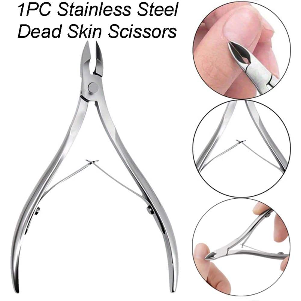 Alicate De Unha Profissional Mola De Alta Durabilidade Alicate De Cutícula Suave Antiferrugem Unhas Resistentes