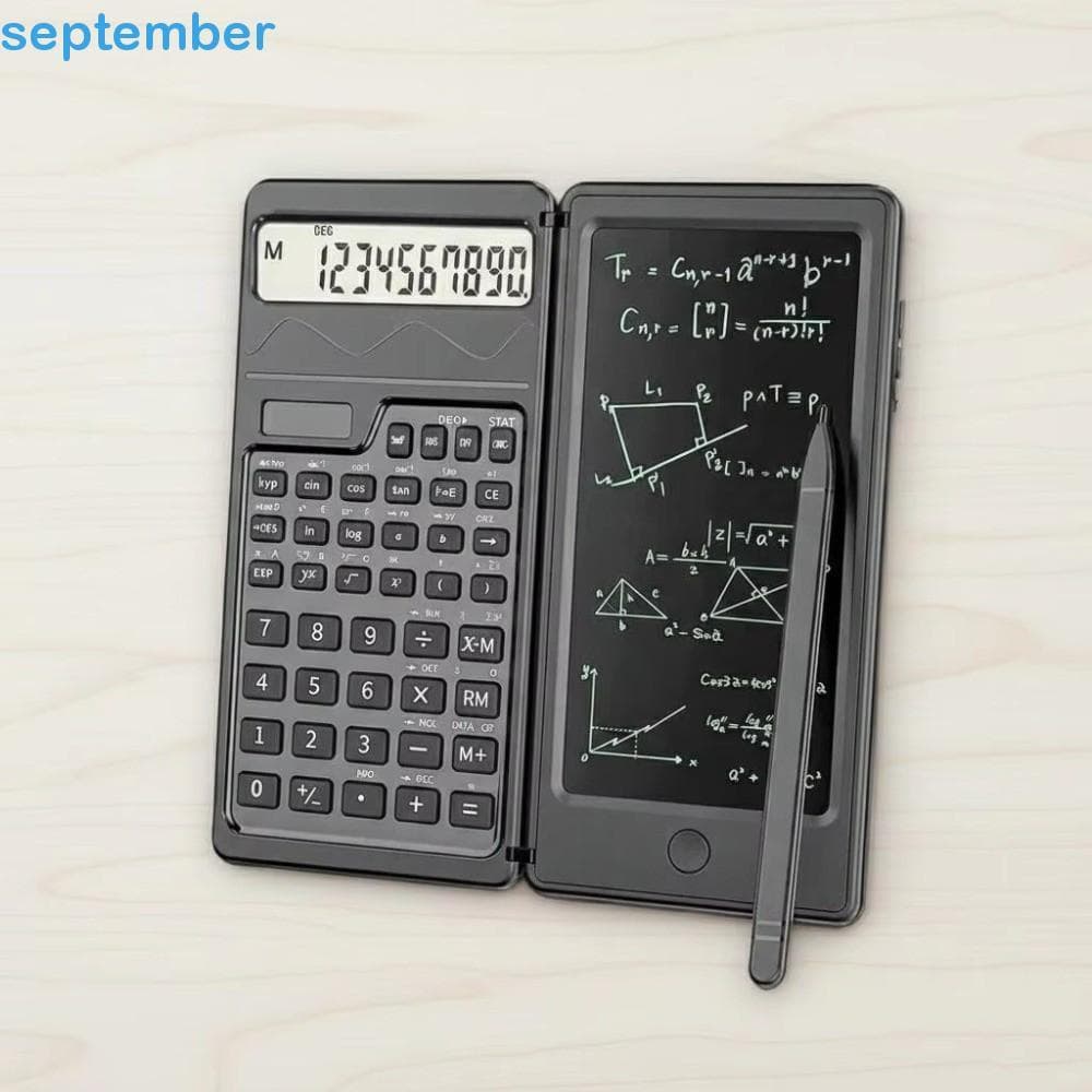 Calculadora Dobrável SEPTEMBERB , Científica 2 Em 1 De Energia Solar , Display De 12 Dígitos