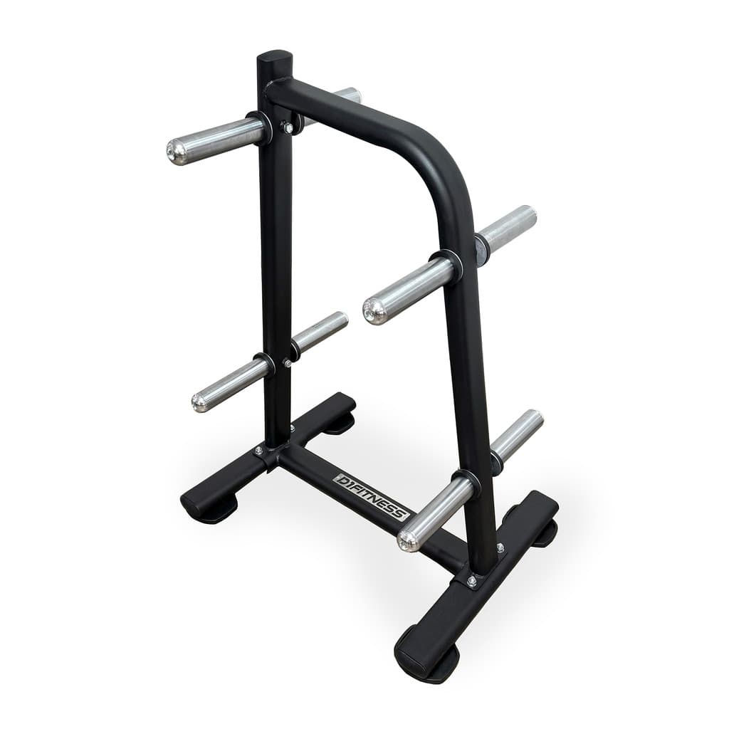 Suporte Academia Organizador Anilhas 8 Mangas Profissional Preto