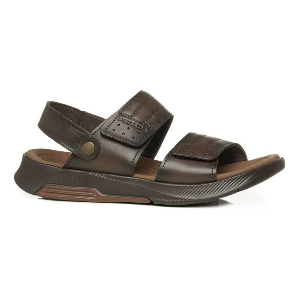 Sandália Pegada Masculina Couro Original Oferta  134751