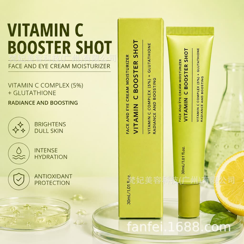 Vitamina C Booster Shot Serum Glutationa Essência Antirrugas Linhas Finas