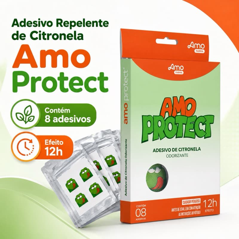 Adesivo Repelente Natural Amo Protect Babydeas