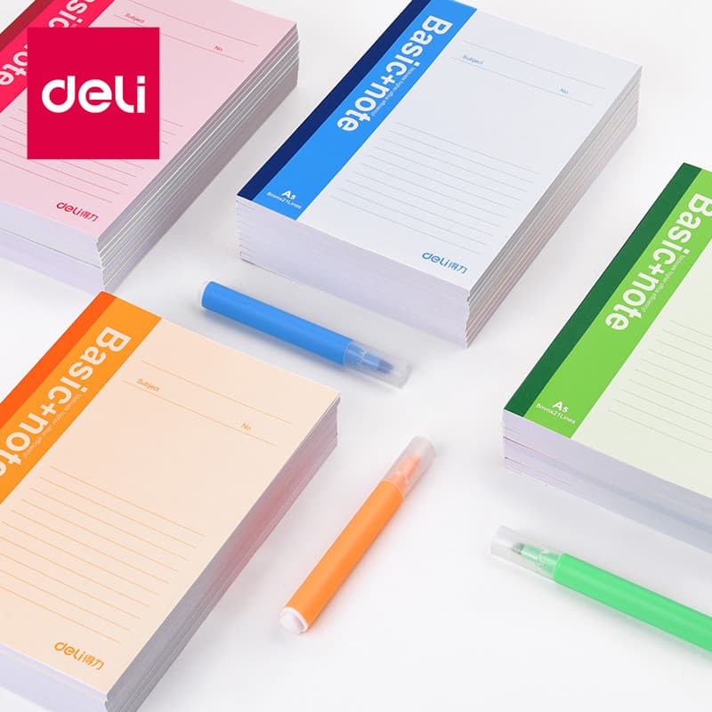 Caderno engrossado superfície macia cópia caderno diário do aluno bloco de notas B5 caderno simples coreano fresco estud
