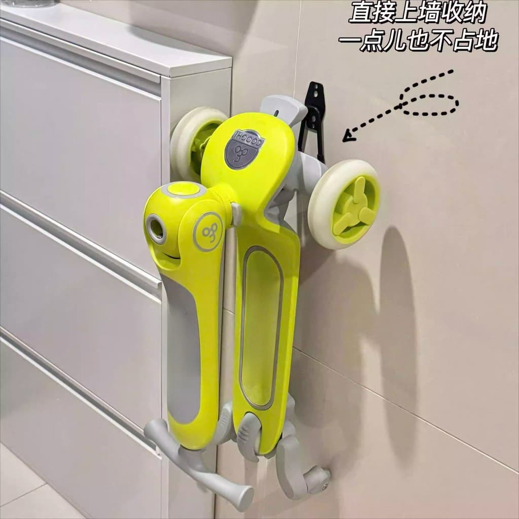 Crianças Scooter gancho ferro bebê equilíbrio bicicleta parede perfuração-livre cabide suporte de armazenamento carrinho