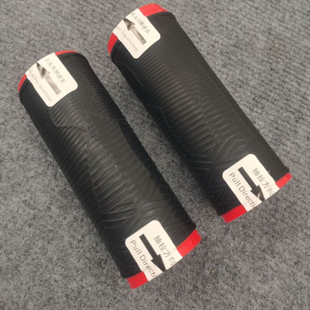 Capas de silicone para guidão de motocicleta, luvas de silicone antiderrapantes e antiaderentes para guidão de veículos