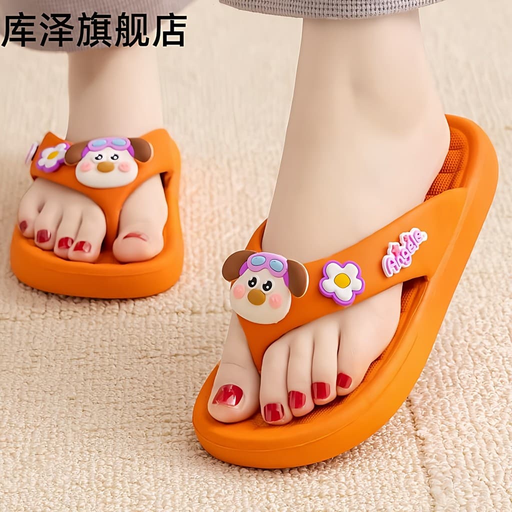2026 novo estilo flip-flops feminino verão exterior Wear Anti-deslizamento influenciador praia férias sandálias de sola