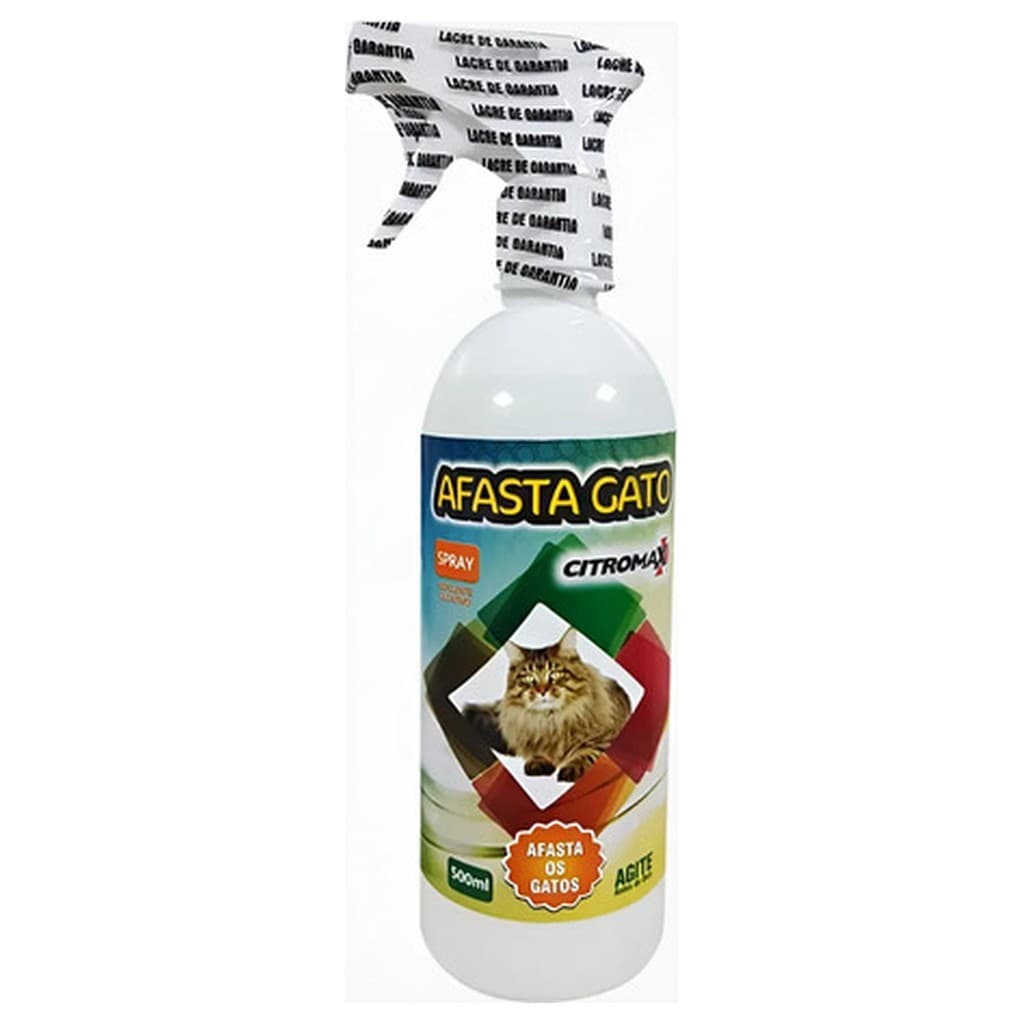 Repelente Gato Citromax Afasta 500ml Spray Educa Xixi Cocô Tapete Sofá Cama Vaso Planta
