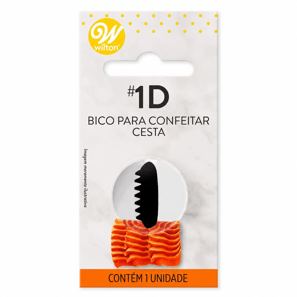 Bico para Confeitar - Tamanho G - Cesta 1D - Wilton