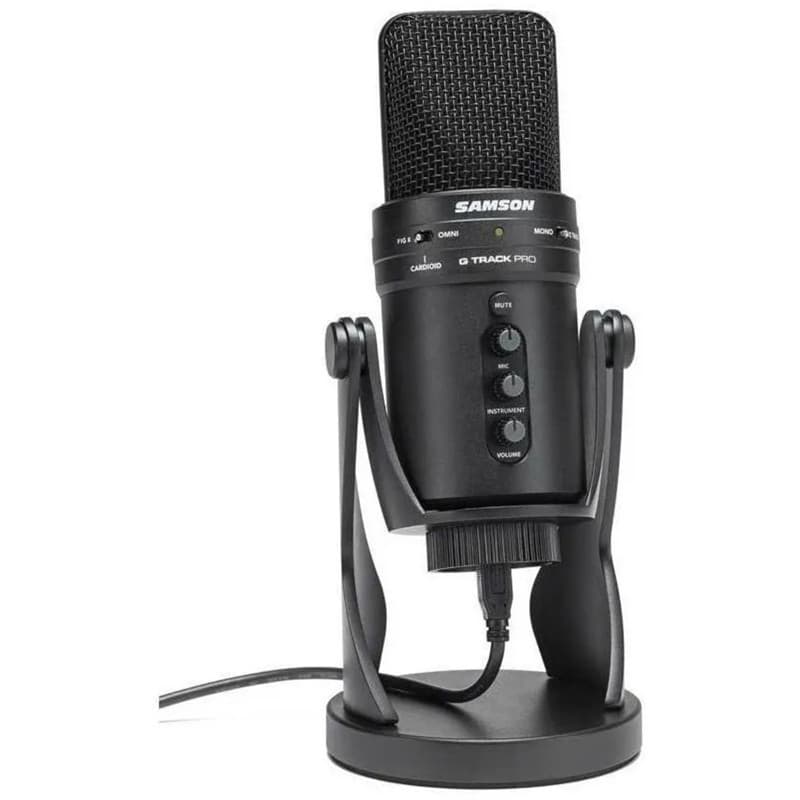 MICROFONE CONDENSADOR SAMSON G TRACK PRO PODCAST LIVE