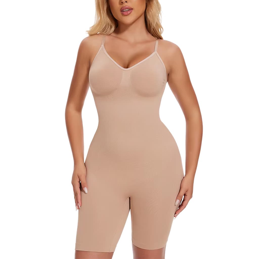 Body Macaquinho Modelador com Bermuda Cinta Redutora Abdômen  P ao G1 G2 G3 Plus Size Confortável