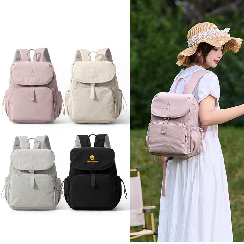 Versão coreana mochila mamãe saco Casual grande capacidade leve viagem saco de maternidade All-Match novo portátil mater