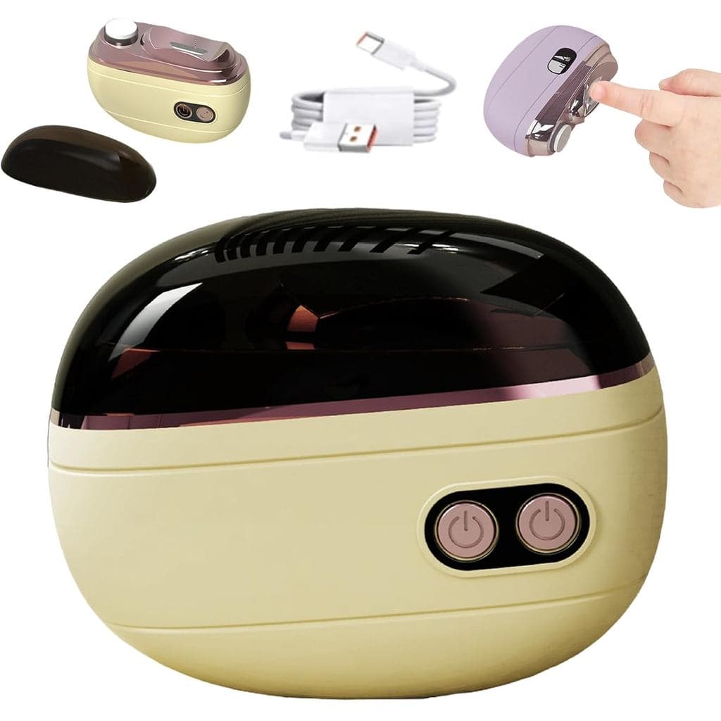 Cortador e Polidor de Unhas Elétrico 2 em 1, Cortador de Unhas Automático, Polidor de Unhas Automático Recarregável com