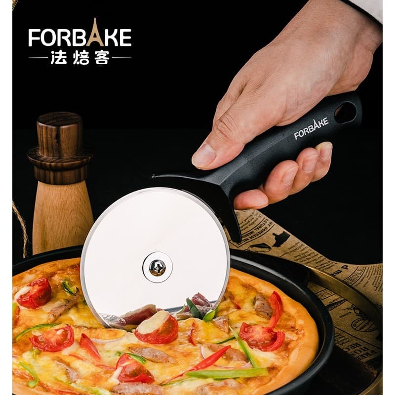 Ferramentas de cozimento de padeiro francês faca de pão faca de roda de pizza faca de roda de pastelaria faca de rolo de