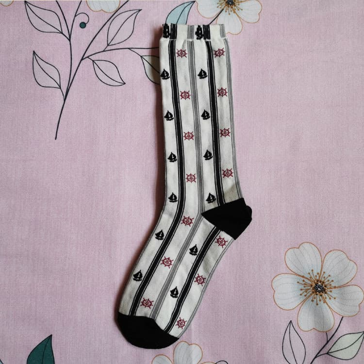 Frete grátis meias longas femininas meias de cano médio outono pilha meias femininas primavera outono na moda estilo inf