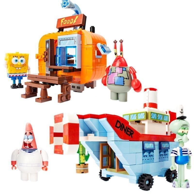 Genuíno Maré Ascension SpongeBob Burger Crab Base Boat Meal20260119