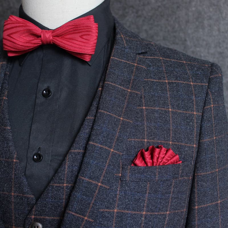 Terno bolso quadrado vestido de casamento combinando quadrado quadrado quadrado toalha de peito dupla utilização gola ma