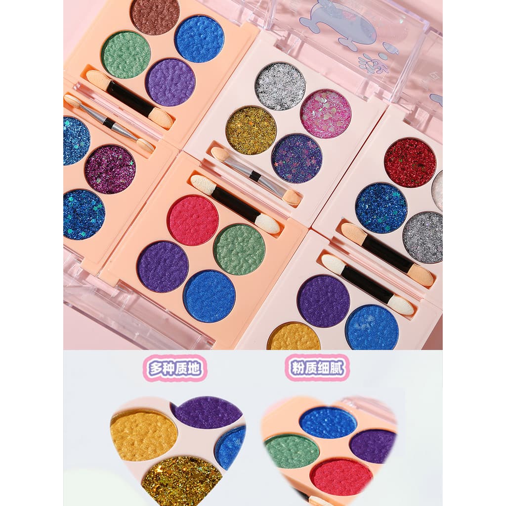 Estudante palco maquiagem sombra Glitter lantejoulas Super brilhante maquiagem dos olhos desempenho do feriado maquiagem