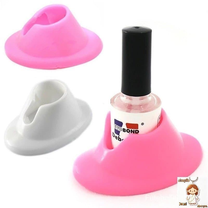 Suporte de silicone para esmalte, suporte para frascos de esmalte, ferramentas para nail art DIY