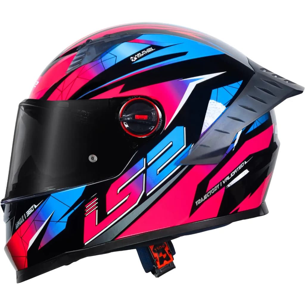 Capacete LS2 FF358 Pro Airline - Azul/Roxo