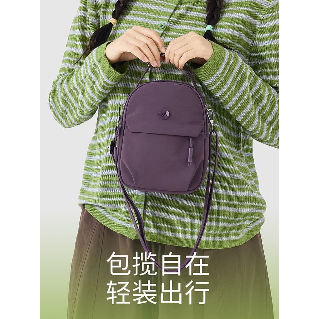 Bolsa leve de lona para celular feminina, Mini bolsa pequena, novo estilo, pano Oxford, Casual, feminina, um ombro, mens