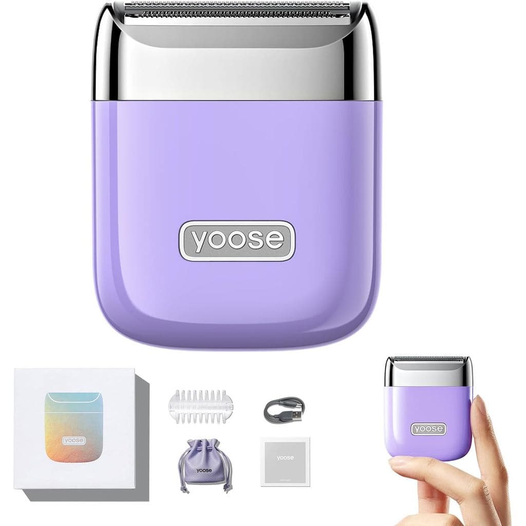 Removedor de pelos elétrico feminino Yoose, depilador elétrico para remoção de pelos do corpo, adequado para rosto, pern