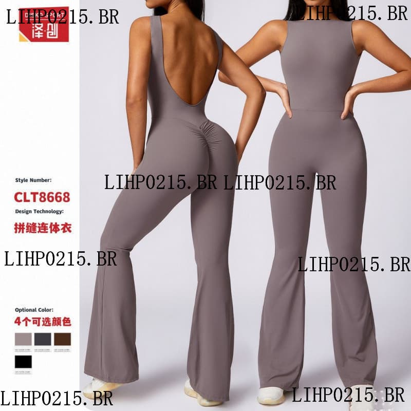Zechuang pêssego Hip-Lifting esportes yoga macacão feminino Casual ligeiramente Fitness bela volta yoga Wear 8668