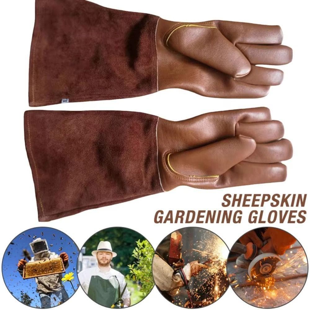 Luvas De Jardinagem , Térmicas De Inverno Resistentes Ao Desgaste De Manga Comprida Trabalho Ar Livre Antiderrapantes De