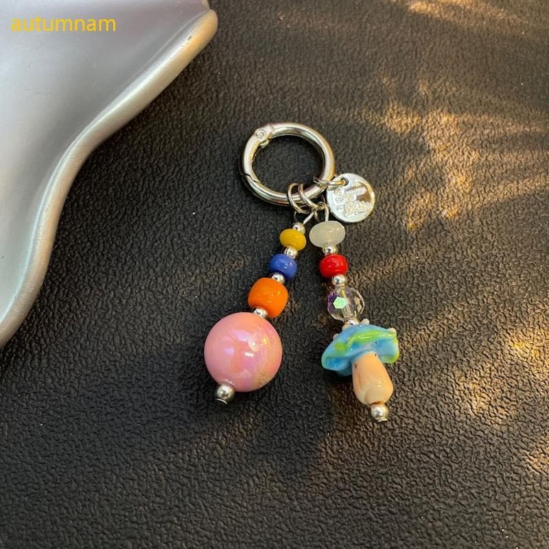 Joias Decorativas Com Pingente De Chave De Contas Autumnam Para Acessórios Pessoais E Chaveiros
