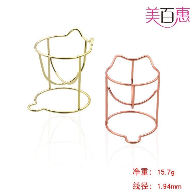 Suporte para esponjas de maquiagem, suporte para secagem de esponjas de beleza, esponja de maquiagem em formato de cabaç