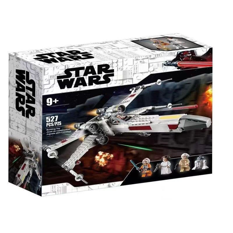 527 PCS Star Wars Luke Skywalker's X-Wing Fighter Boy montado bloco de construção brinquedo presente