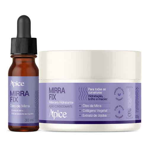 Kit Apice Mirra Fix - Máscara 300g E Óleo 30ml (2 Itens)