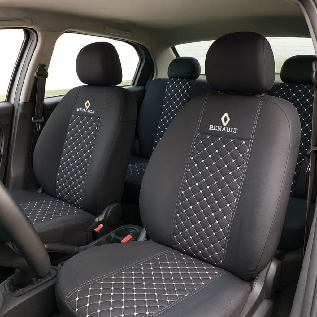 Capa de Banco Premiun Renault Tecido Original Grosso, Proteção, Conforto e Elegância no Interior