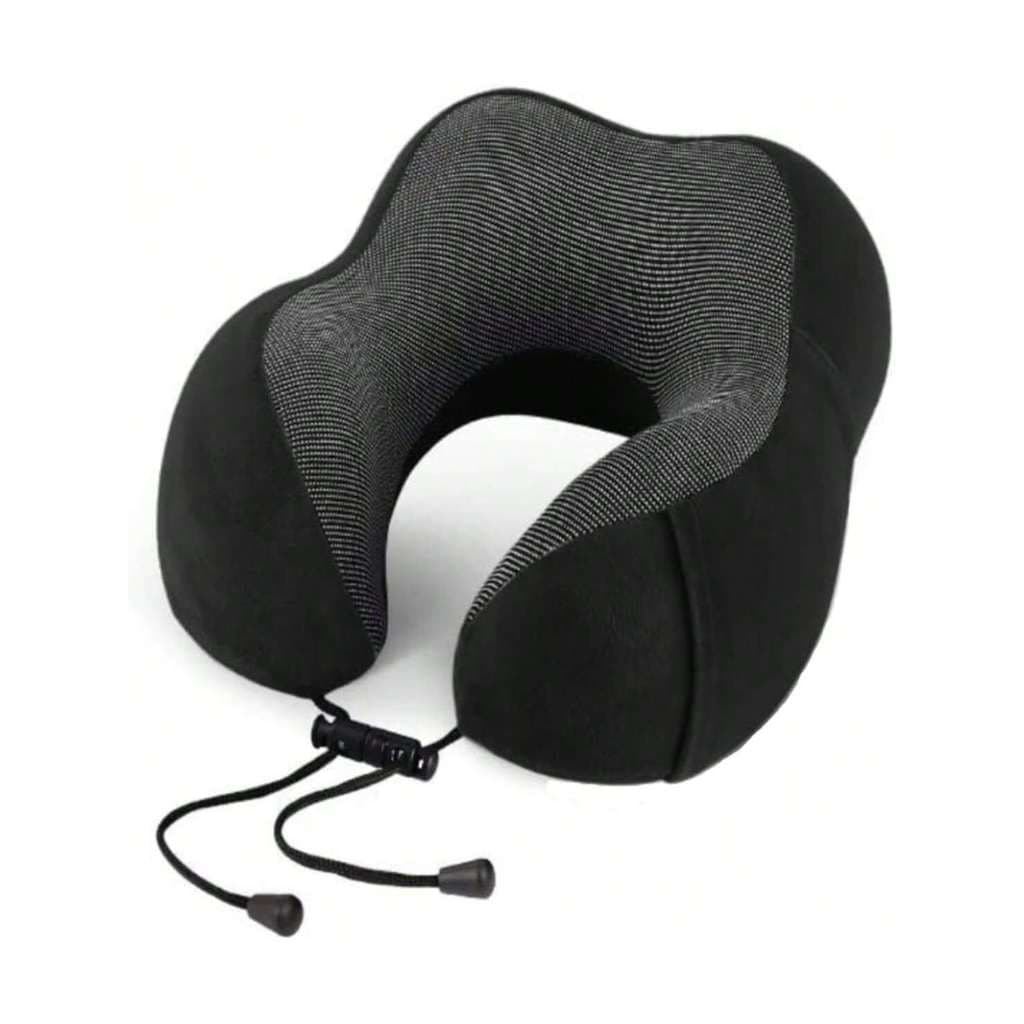 Travesseiro Para Pescoço Almofada De Viagem Descanso Ergonômico Ajustável Com Espuma Viscoelástica Conforto